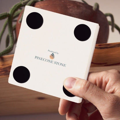 Pinecone Da Vinci Son Akşam Yemeği, Çığlık, Gustav Klimt Aile Kucaklama, Ruhların Geçişi Taş Bardak Altlığı Seti - 4 Parça - Dekoratif, Rustik Mutfak Aksesuarı, 10x10 cm, Kaydırmaz TabanlıSC600