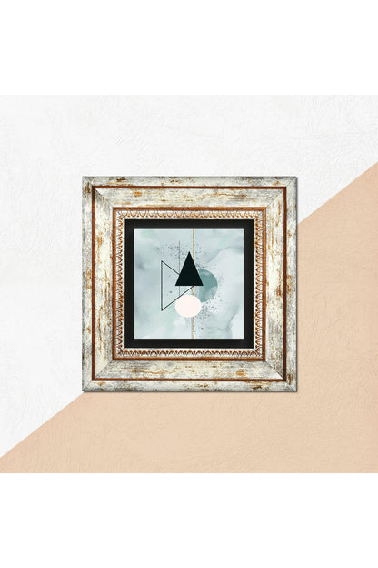 Minimalist Soyut Taş Duvar Tablosu - Çerçeveli Taş Tablo - Dekoratif Duvar Sanatı - Modern Ev ve Ofis Duvar Dekoru TK1-331